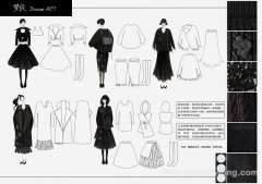 九屆大(dà)朗毛織服裝網上(shàng)設計(jì)大(dà)賽的(de)入圍作(zuò)品